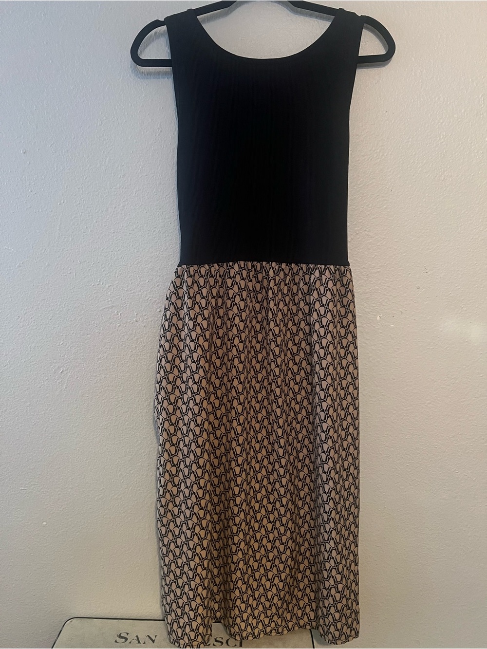 Shein Womens Black Brown Tank Dress - Picture 2 of 4